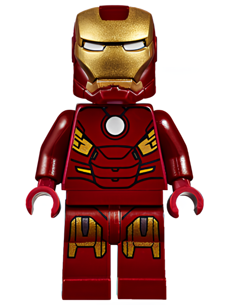 Минифигурка Lego Super Heroes Iron Man - Mark 7 Armor, Small Helmet Visor sh0231 U